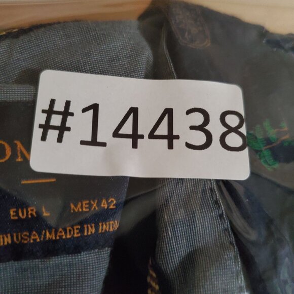 Nomad Shirt Mens Large Blue Surfer Graphic Button Down Short Sleeve Lightweight - Picture 7 of 7